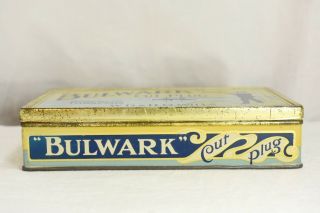Vintage Bulwark Cut Plug 1LB Tobacco Tin W.  D.  & H.  O.  WILLS 3