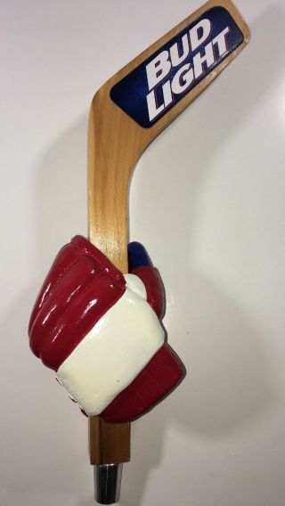 Bud Light Hockey Glove and Stick Beer Tap Handle 4