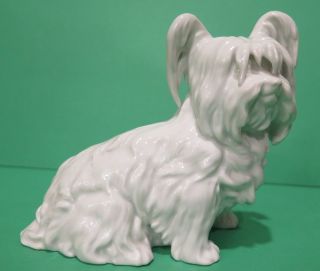 Wein Augarten Austria Dog Figurine Scottish Skye Terrier (yorkshire Terrier ?)
