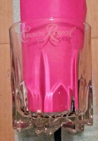 Crown Royal Lowball Whiskey Rocks Drink Bar Glasses Set Of 4