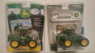 1/64 Ertl Farm Toy Premiere 5 & 27 John Deere 9520 9320 Tractor