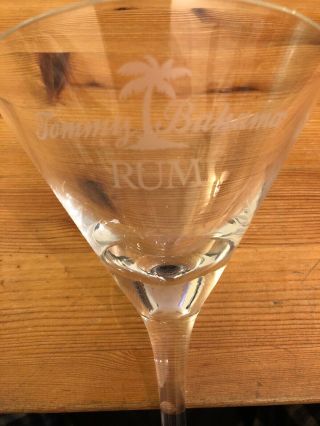 Tommy Bahama Rum Palm Tree Martini Glasses - Set Of 4 Rare &