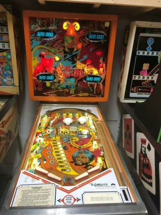1978 Gottlieb 4 Player Gorgeous Sinbad Pinball Machine