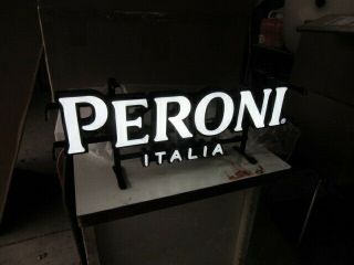 Peroni Beer Sign Led Back Bar Light Up Bar Tavern Game Room Display
