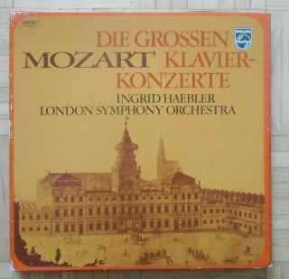 G23 Ingrid Haebler Mozart The Great Piano Concertos Philips 9 X Lp Stereo