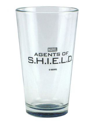 Agents Of Shield 16oz Pint Glass Tumbler 2014 Sdcc San Diego Comic Con Exclusive
