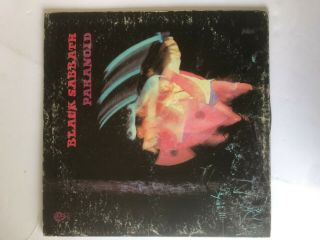 Black Sabbath Paranoid Rock Record Lp Vinyl Album