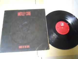 Motley Crue - Shout At The Devil - Hard Rock Lp On Elektra - Vinyl