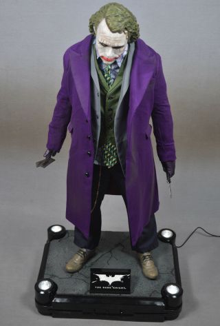 1/2 Batman The Dark Knight The Joker Recast Statue Only For Electricdiamond