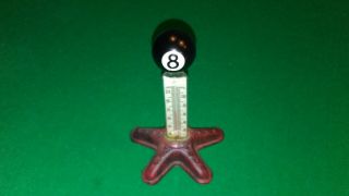 8 Ball Soda Red Rock Beverage Advertising Thermometer Altoona Pa