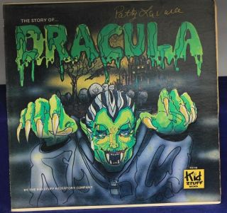 Vintage 1978 The Story Of Dracula Lp Record Kid Stuff Records