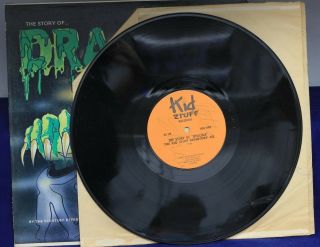 Vintage 1978 The Story of Dracula LP Record Kid Stuff Records 5