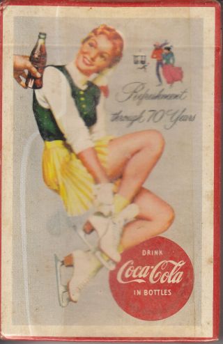 1956 Coca - Cola Playing Cards Complete Deck Nos Shrink Wrapped