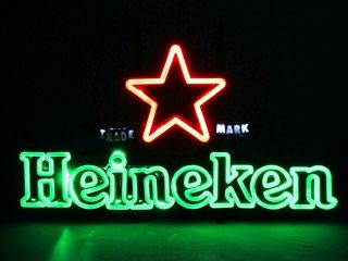 Heineken Neon Lighted Beer Sign For Club,  Tavern,  Pub