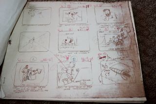 Herge ' s The Adventures of Tintin Animated Series Storyboard Sketch Art 69 2