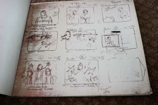 Herge ' s The Adventures of Tintin Animated Series Storyboard Sketch Art 69 4