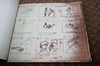 Herge ' s The Adventures of Tintin Animated Series Storyboard Sketch Art 69 7
