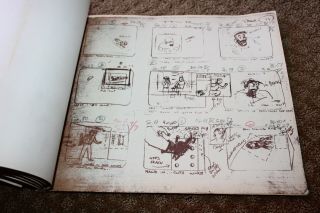 Herge ' s The Adventures of Tintin Animated Series Storyboard Sketch Art 69 8