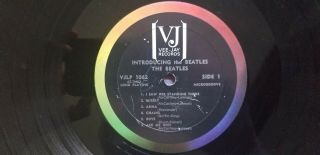 The Beatles vs The Four Seasons 1964 VJ DX 30 Mono 2 L.  P.  With Poster 5