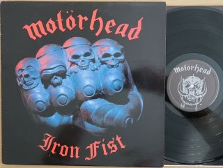 Motorhead - Iron Fist (uk,  1982,  Bronze Lp,  Near)