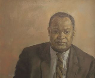 Hughie Lee - Smith,  Portrait,  Carroll Greene Jr. ,  1969 African American