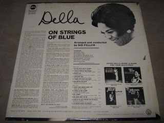 DELLA REESE On Strings of Blue RARE 1st Press Vinyl LP 1967 ABCS - 612 3