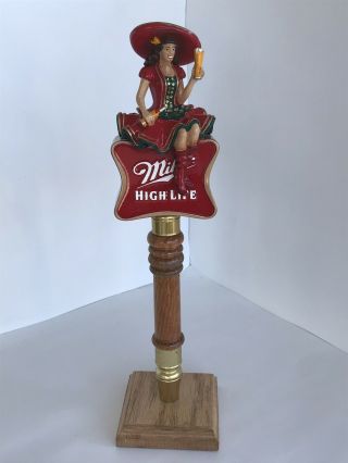 Girl On The Moon Tap Handle Miller High Life