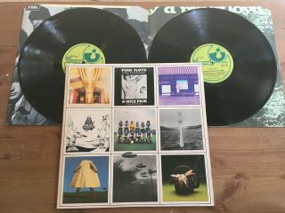 Pink Floyd A Pair Uk 1st Press Double Vinyl Lp Record 1973 Harvest Shdw403