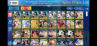 [NA] Whale Fate Grand Order FGO Account: 47 SSR,  63 SR,  3 MLB K - scope,  More 2