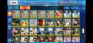 [NA] Whale Fate Grand Order FGO Account: 47 SSR,  63 SR,  3 MLB K - scope,  More 7