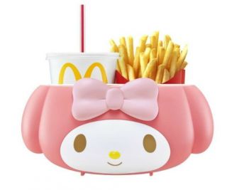 My Melody × Mcdonalds French Fry Drink Holder Sanrio Limited F/s