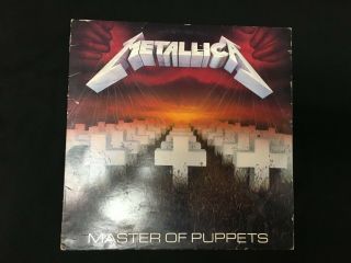 Metallica Master Of Puppets Signed By The Band
