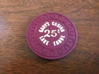 1970s 25 - Cent Chip From Gary 