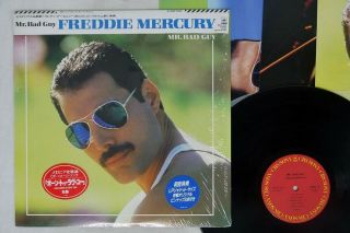Freddie Mercury Mr.  Bad Guy Cbs/sony 28ap 3030 Japan Cap Obishrink Vinyl Lp