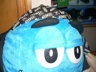 Large Blue M&m Motorcylcle Guy Plush 30 In