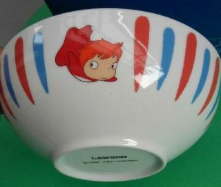 Ponyo On The Cliff Studio Ghibli Bowl Noodle Ramen Udon Soup Rice Rare F/s