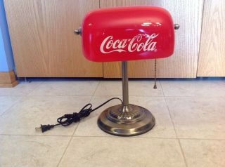 Coca Cola Lamp Coke Coca - Cola Desk Light Pull Draw String Chain Pop Soda