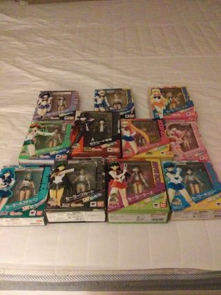 Sailor Moon 20th Anniversary Sh Figuarts Complete Set,  Vaulted,  Bought In Japan