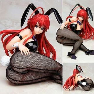 High School D D Rias Gremory Bunny Ver.  1/4 Scale Painted Pvc Figure
