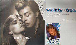 Paul Mccartney Press To Play Signed Autographed Vinyl W/ Full Provenance Beatles