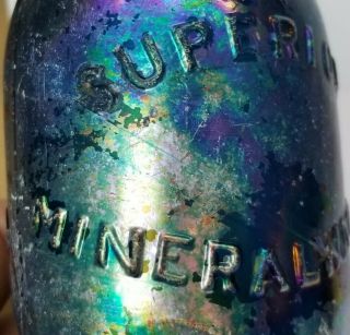 B & G Superior Mineral Water 1855 Iron Pontil,  San Francisco CA PERFECT beauty 9