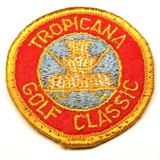 Vintage Tropicana Hotel & Casino Golf Classic Tournament Patch Las Vegas Nv Rare