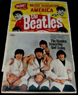 Beatles Stunning Butcher Cover 3rd State Pro Peeled W/removed Slick