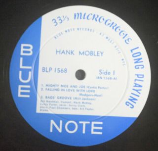 HANK MOBLEY / BLP - 1568 BLUE NOTE,  LAMINATED COVER 2