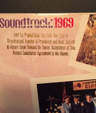 Various Artist 1969 Motion Picture Soundtrack Vinyl - Rare 60’s Woodstock 3