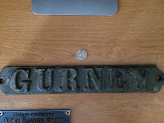 Gurney Elevator Medallion,  Emblem,  Plaque York City Times Square