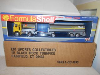 Epi Formula Shell Tanker Truck Bank - Die - Cast - Limited Edition -