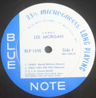 LEE MORGAN / CANDY / BLP - 1590 BLUE NOTE LAMINATED COVER 2