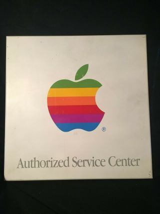 Retro Macintosh Apple Computer Store Service Center Sign Art Vintage Decor