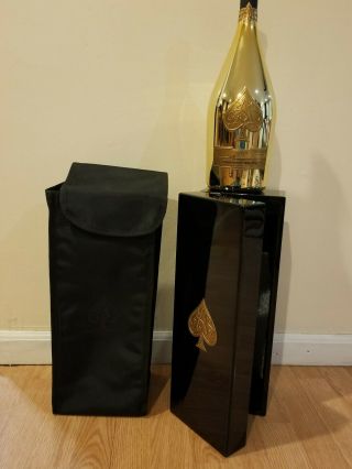 Ace Of Spades Brut (armand De Brignac) 1.  5l Gold Empty Champagne Bottle